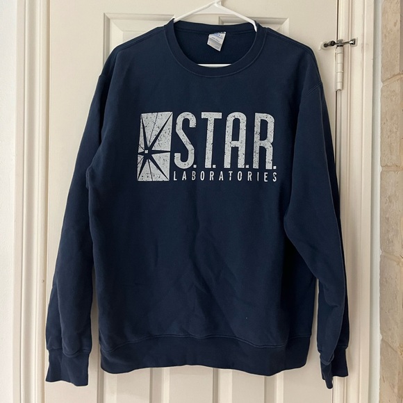 STAR Laboratories Blue Sweatshirt size large - Picture 1 of 3